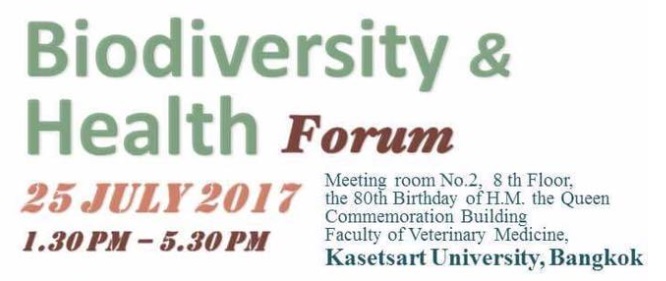 3rd Forum Health and Biodiversity